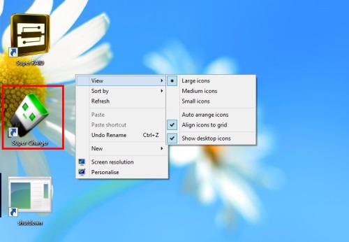 Right click Notebookspec