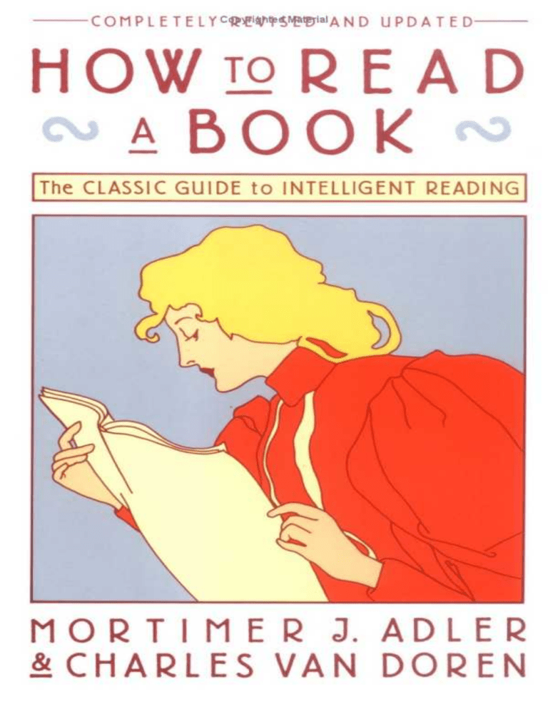 AdlerMortimerHowToReadABook