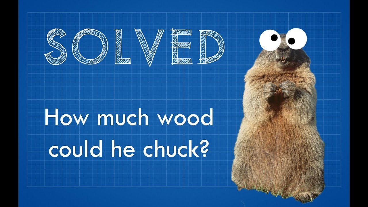 How Much Chuck Can A Woodchuck Chuck