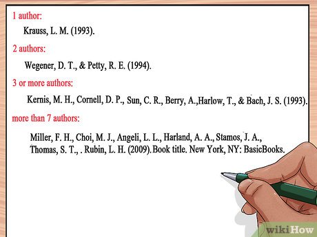 Een bibliografie in APA stijl schrijven  wikiHow