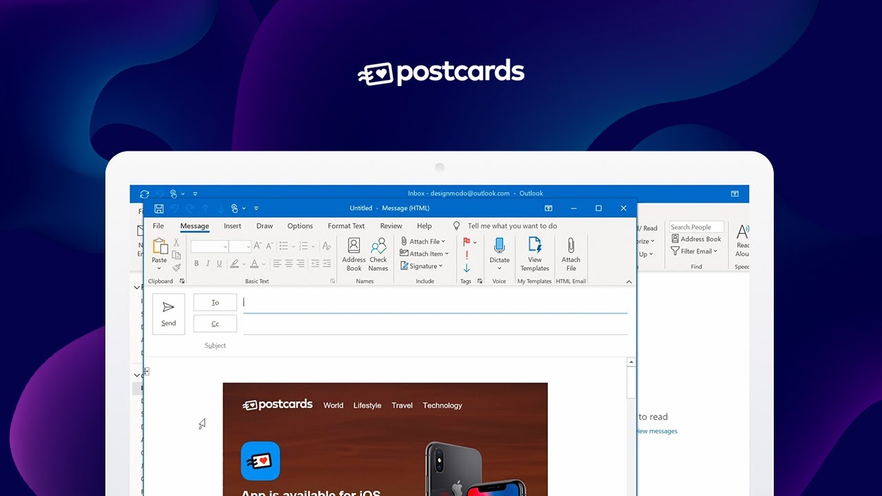 How to Send HTML Email Templates with Outlook 365 YouTube