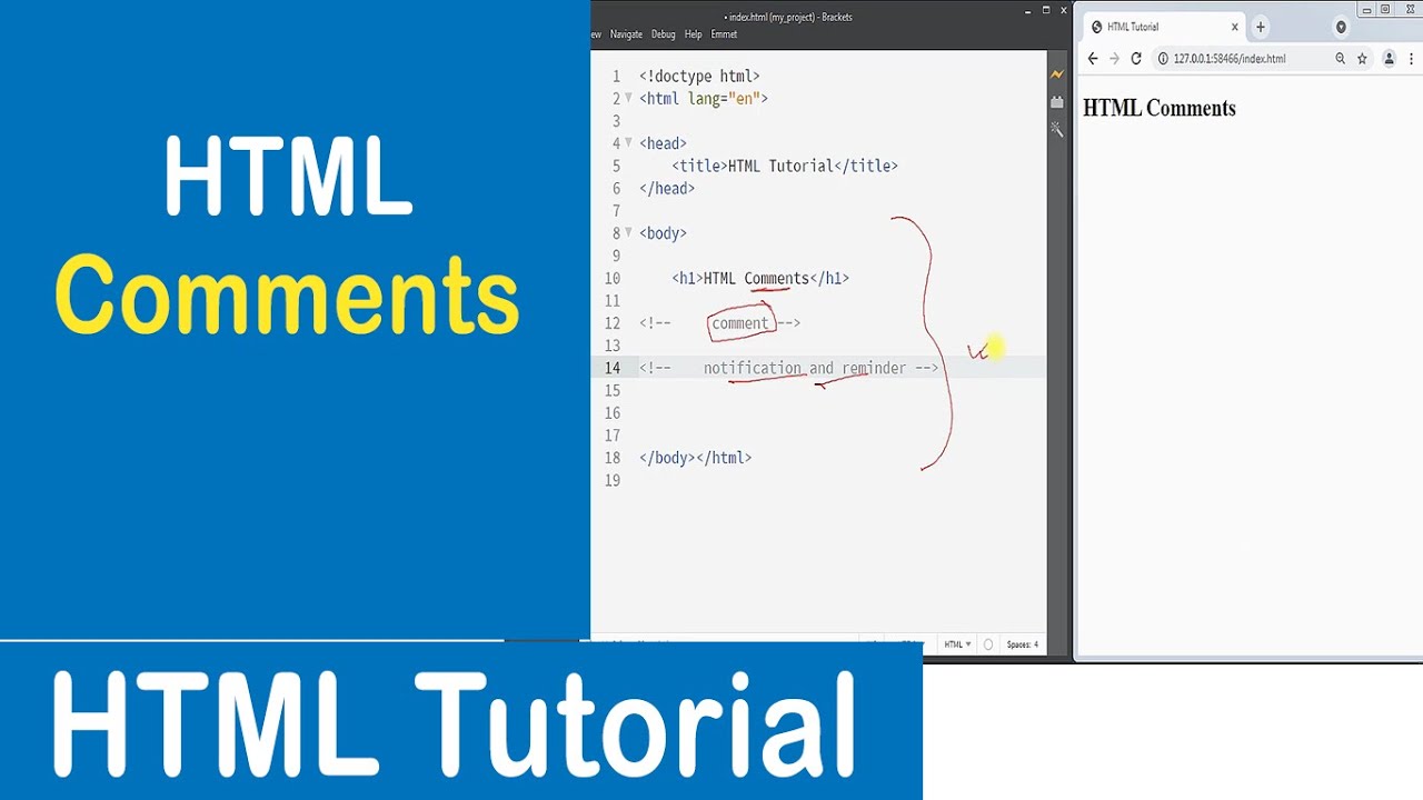 How to Add Comments in HTML in Urdu