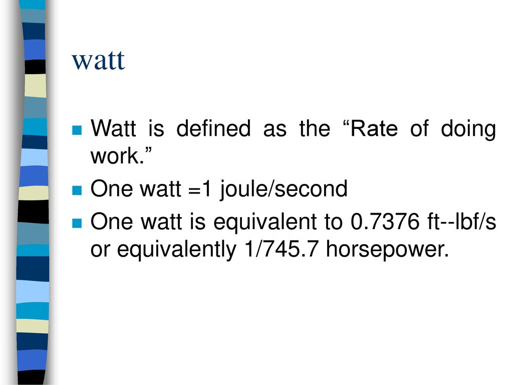 One Unit is Equal to How Many Watts in Urdu
