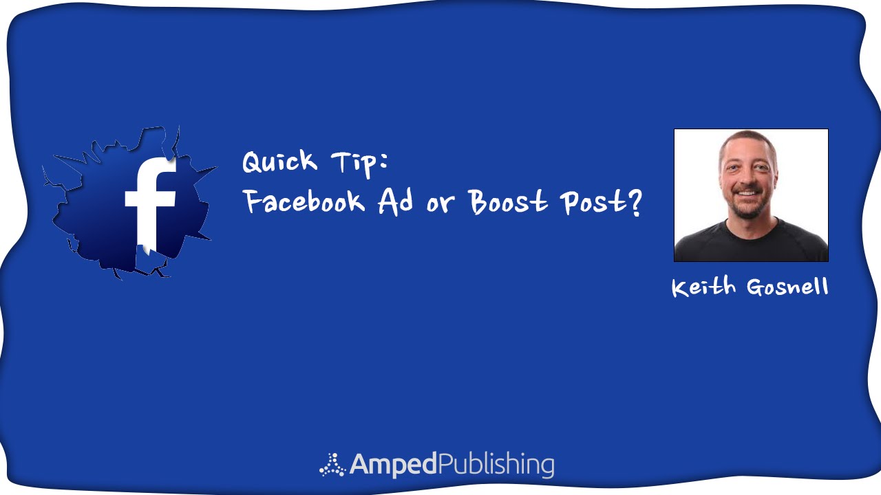 Facebook Boost Tutorial Use Post Boost or Facebook Ad  YouTube