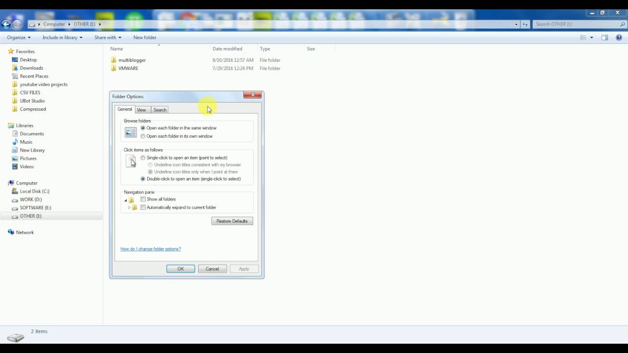 show hidden files windows 7 how to make hidden folder visible in 