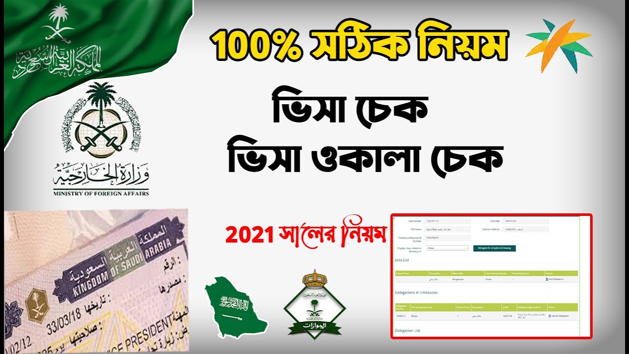 visa check saudi arabia 2021 and saudi visa wakala check    