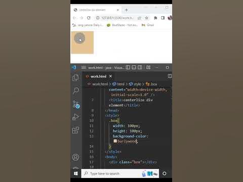div center  how can centralize element in html css  YouTube