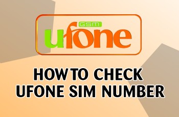 How to check Ufone number  Smartest Computing