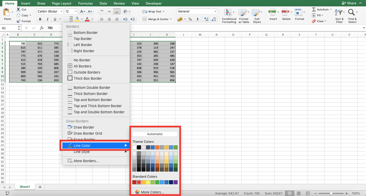 How to Add Borders in Excel  Compute Expert