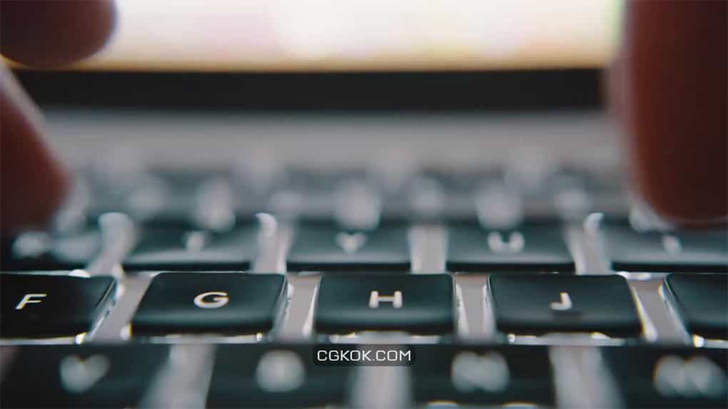      Typing On Keyboard    