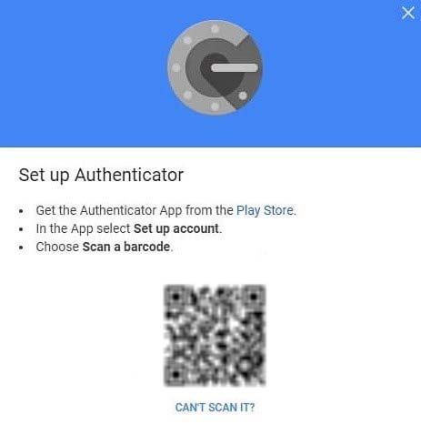 Google authenticator        