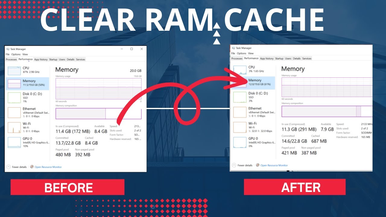 CLEAR RAM CACHE  HOW TO CLEAR RAM CACHE  IN WINDOWS  YouTube