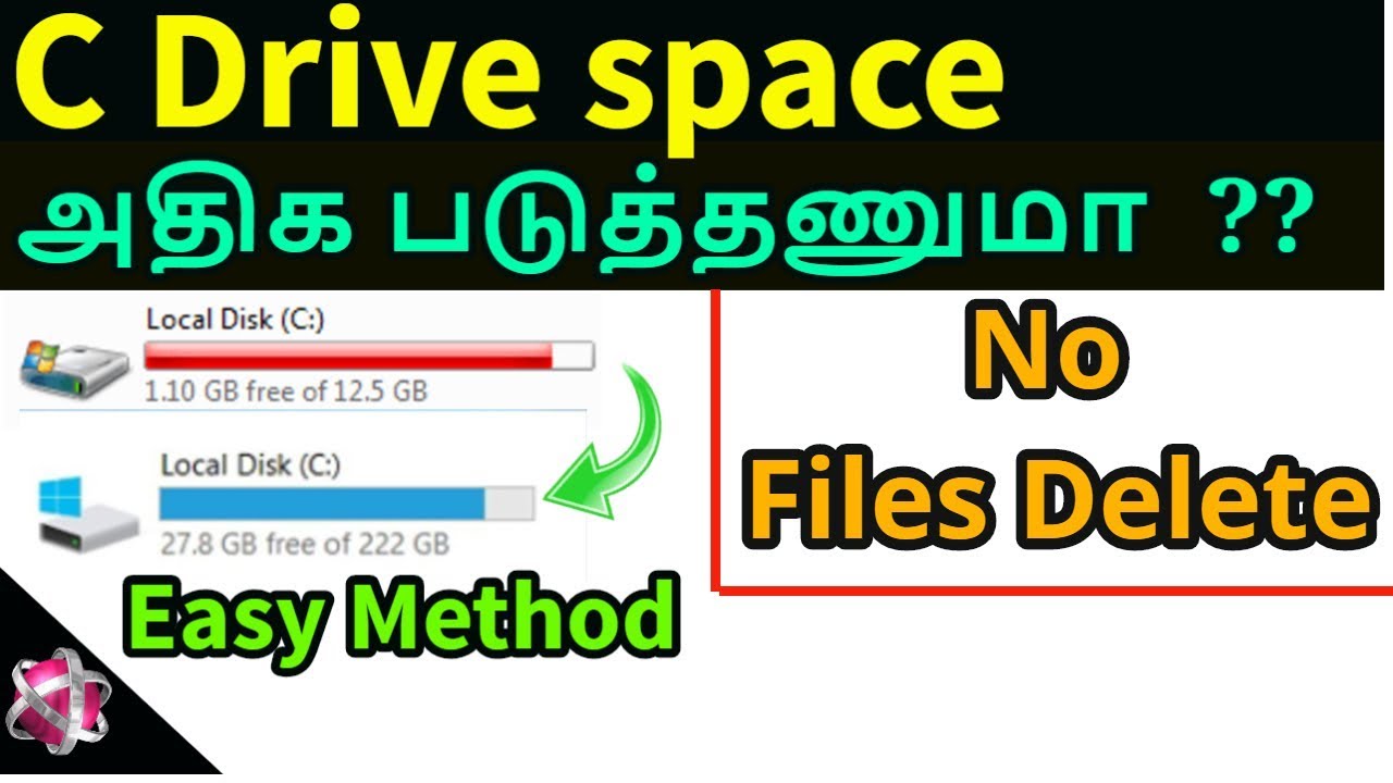 How to Increase C Drive Space in Urdu