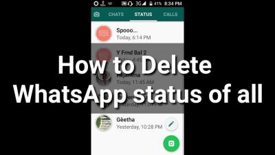 How to Delete Status from WhatsApp in Urdu