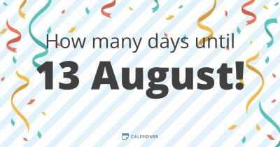 How Many Days Till 13 August in Urdu