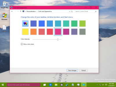 How to Change Taskbar Colour in Urdu