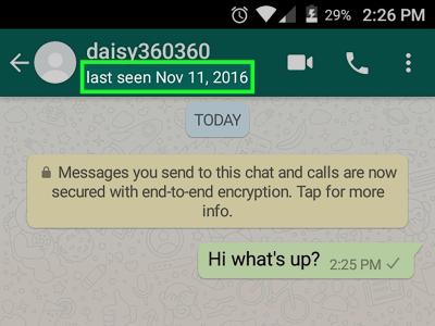 How to Check Last Seen on WhatsApp in Urdu