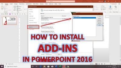 How to Add Add-ins in PowerPoint in Urdu