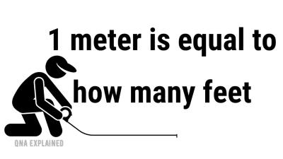 How Many Feet in a Meter in Urdu