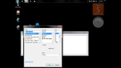 How to Change Font of Windows 7 in Urdu