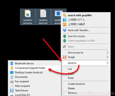 How to Zip a Folder in Urdu