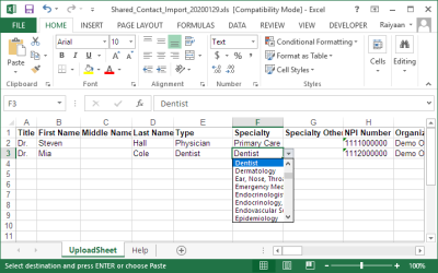 How to Add Contact Number in Excel in Urdu