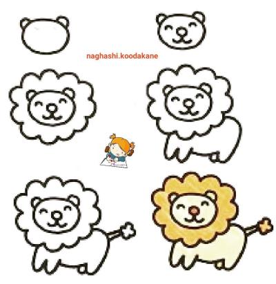 How to Draw a Lion in Urdu