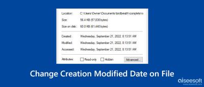 How to Change PDF File Creation Date in Urdu
