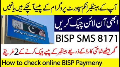 How to Check BISP Balance in Urdu