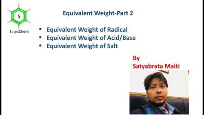 How to Calculate the Equivalent Weight of a Compound in Urdu