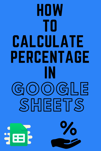 How to Calculate Percentage in Google Sheets in Urdu