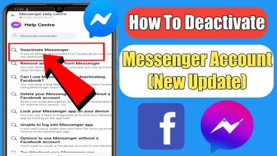 How to Delete Accounts from Messenger in Urdu