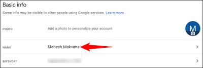 How to Change Google Account Name in Urdu