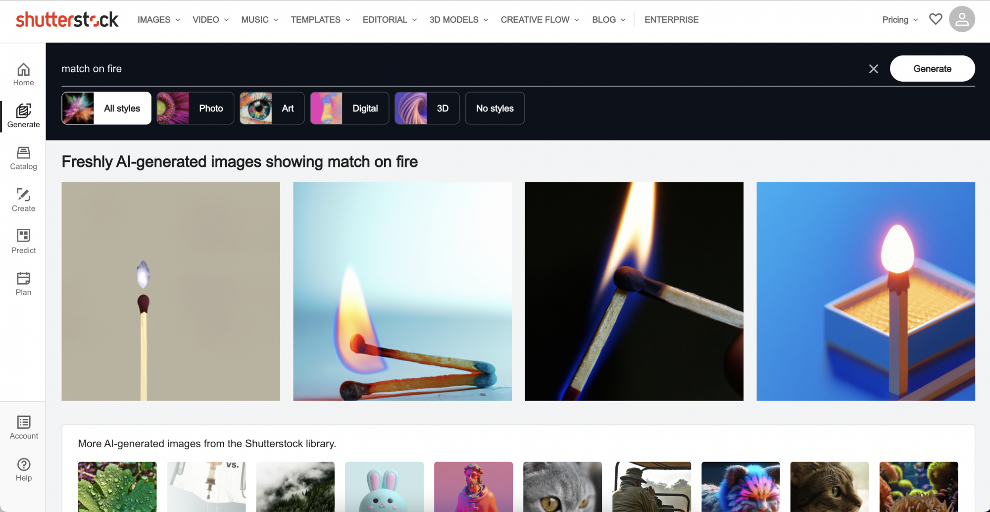 How to use Shutterstocks AI image generator Mashable