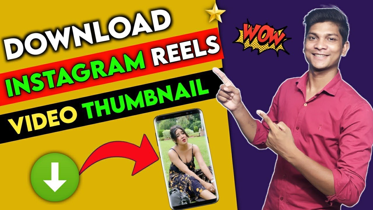 How To download Instagram Reels video Thumbnail Instagram video ka