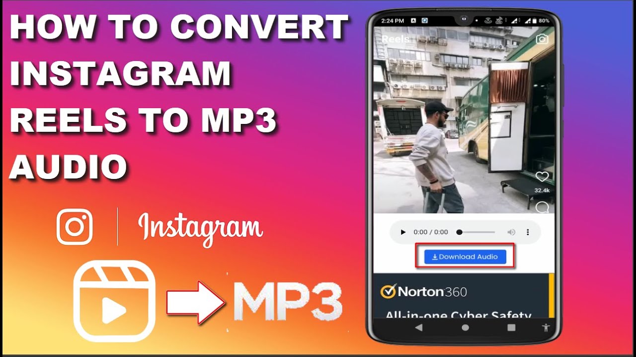 How to Download Save Instagram Reels Audio as MP3 YouTube Music